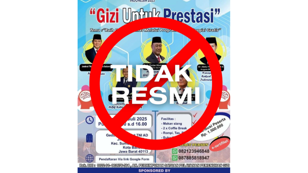 BGN Pasaman Tegaskan Kegiatan Deklarasi dan Seminar PSPPG di Bandung Bukan Kegiatan Resmi